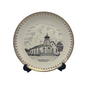 1955 Homer Laughlin Ebenezer Methodist Church, Talbott, TN Commemorative Plate